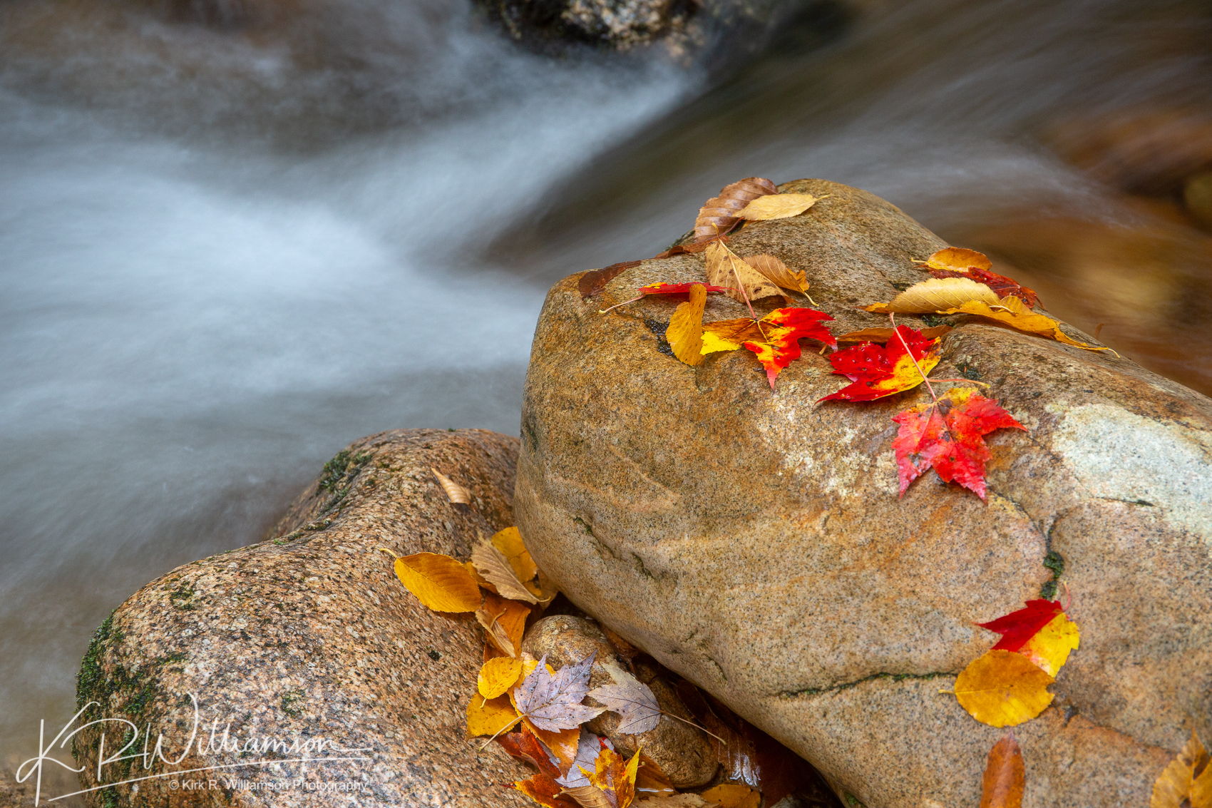 Fall foliage and waterfalls