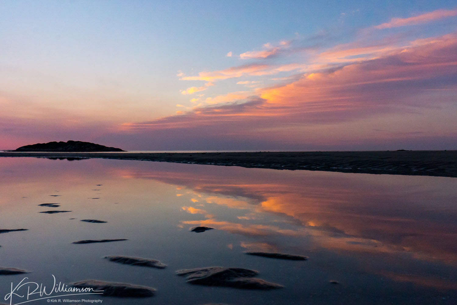 Sunrise reflection