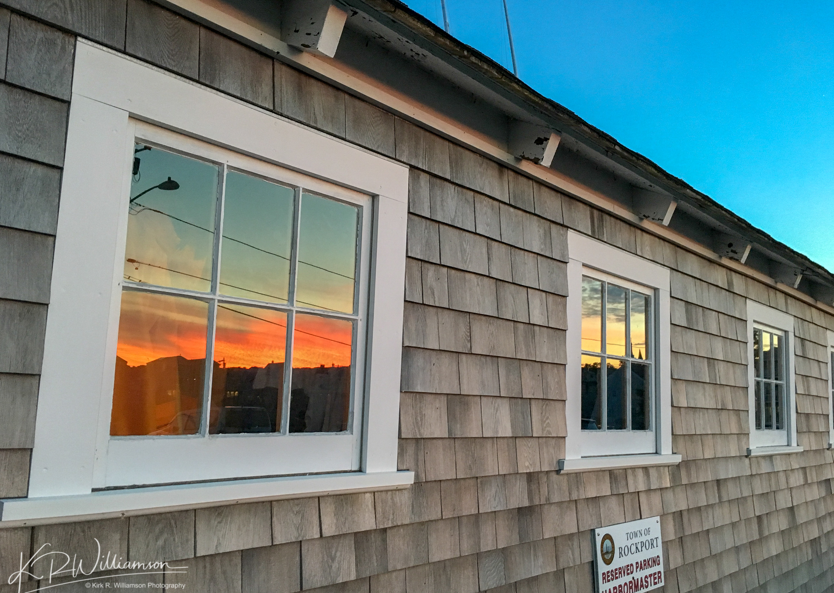 Sunset reflection