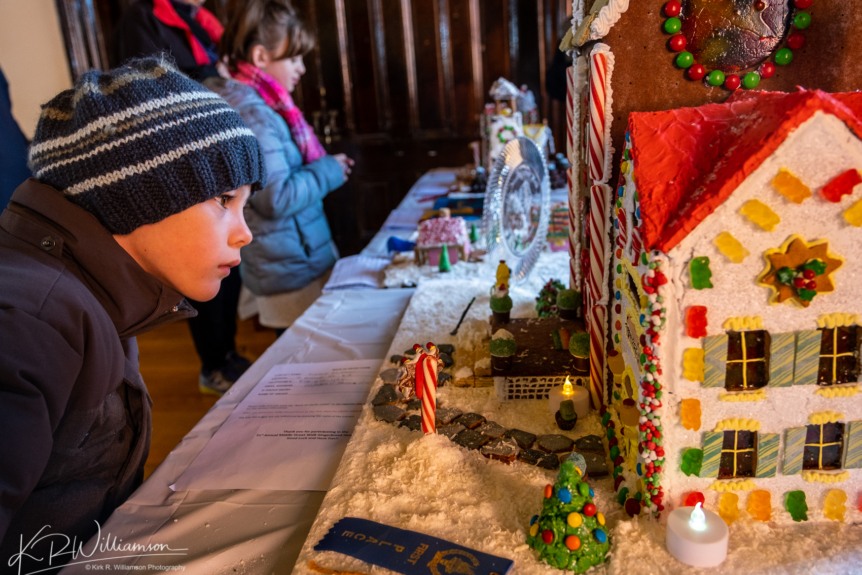 Gingerbread house viewing